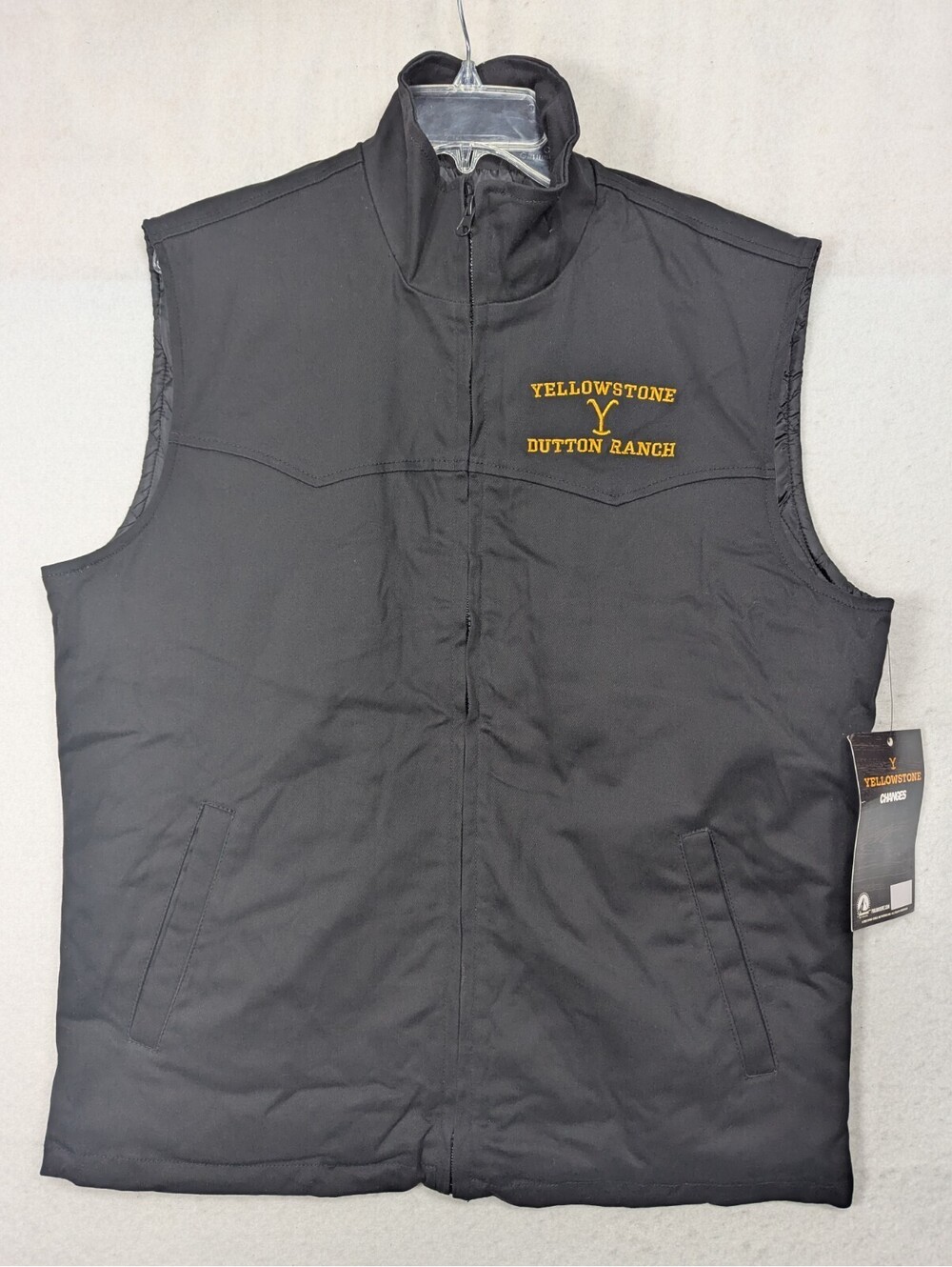 Yellowstone - Dutton Ranch - Quilted Vest Jacket - Size M